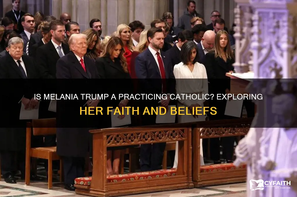 is melania a practicing catholic