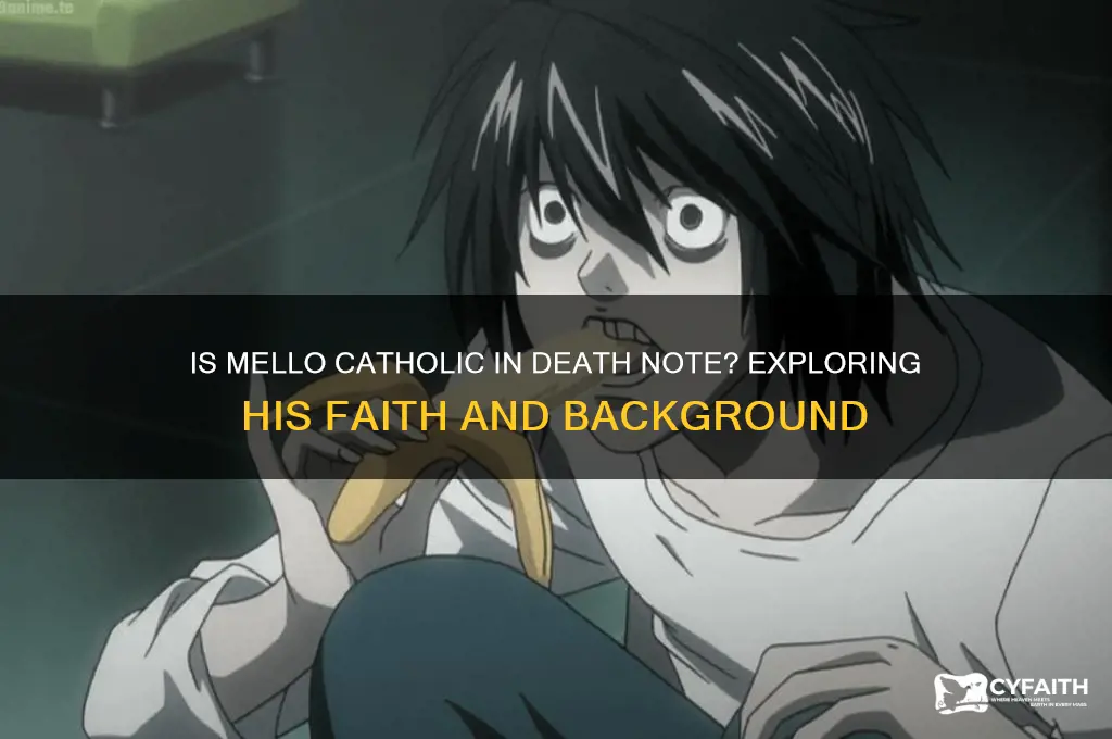 is mello catholic death note
