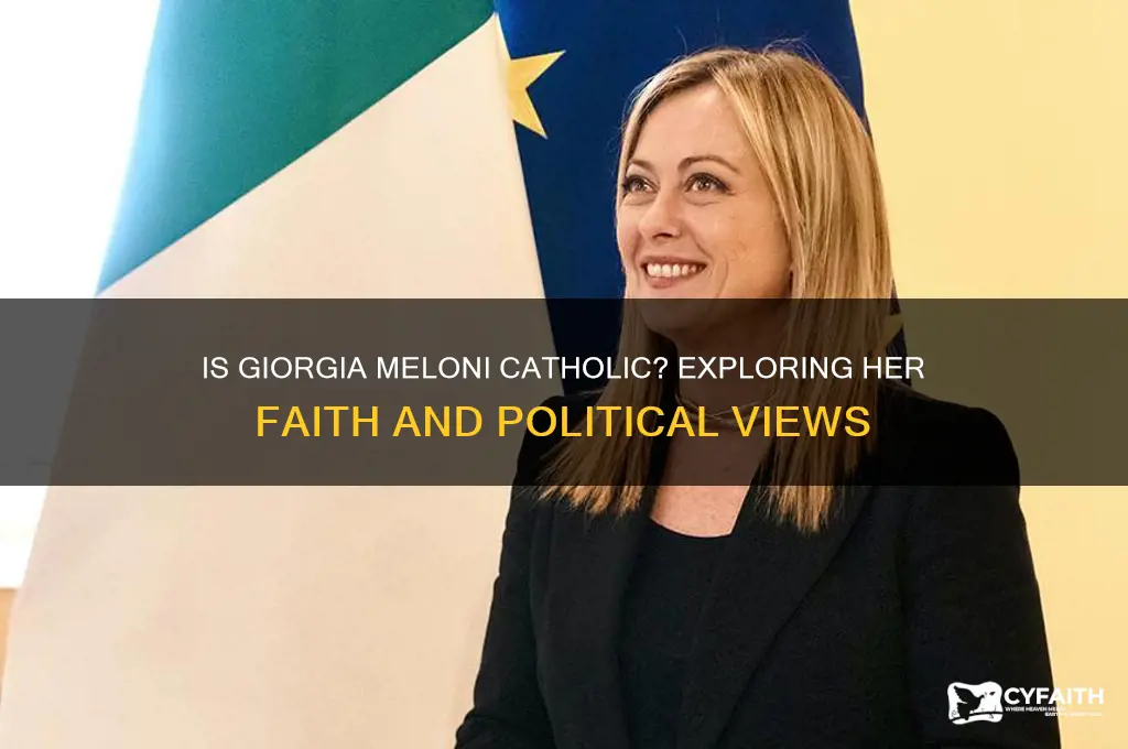 is meloni catholic