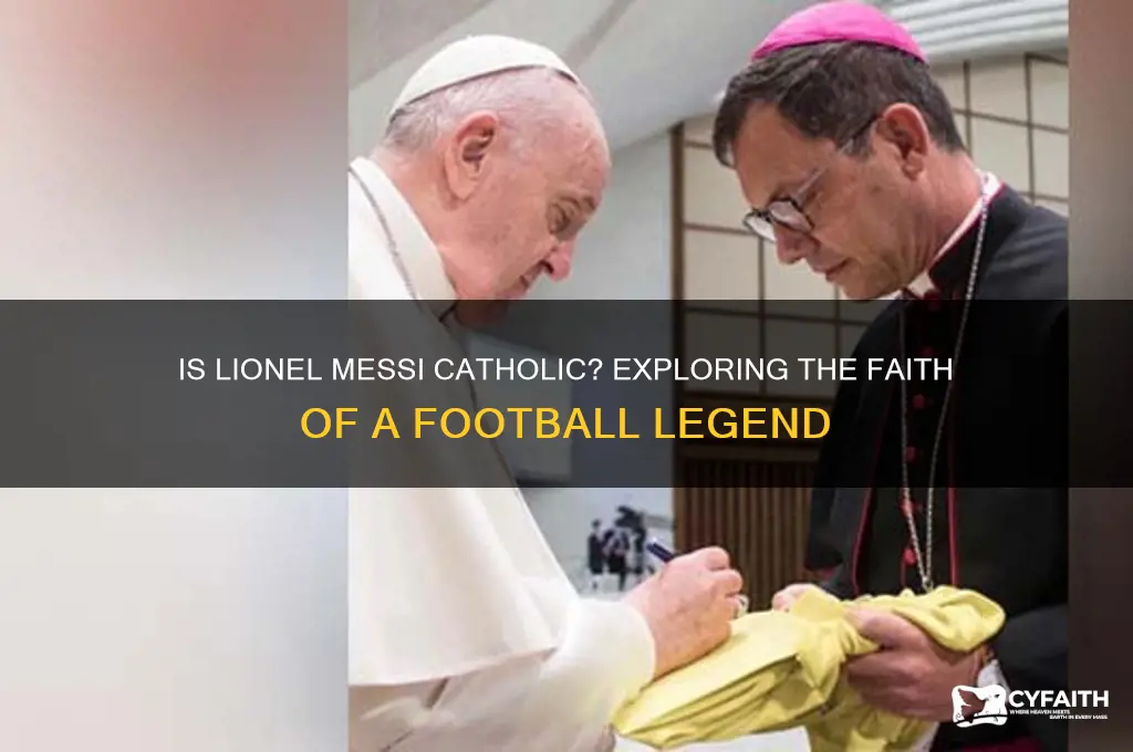 is messi catholic