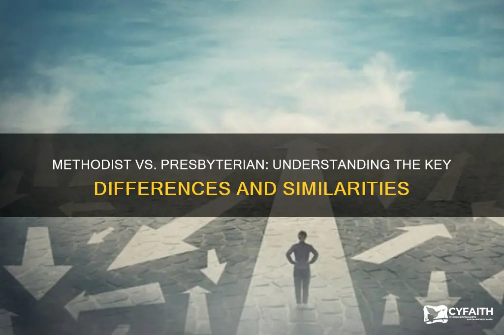 is methodist and presbyterian the same