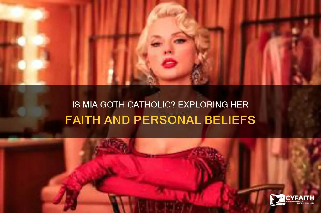 is mia goth catholic