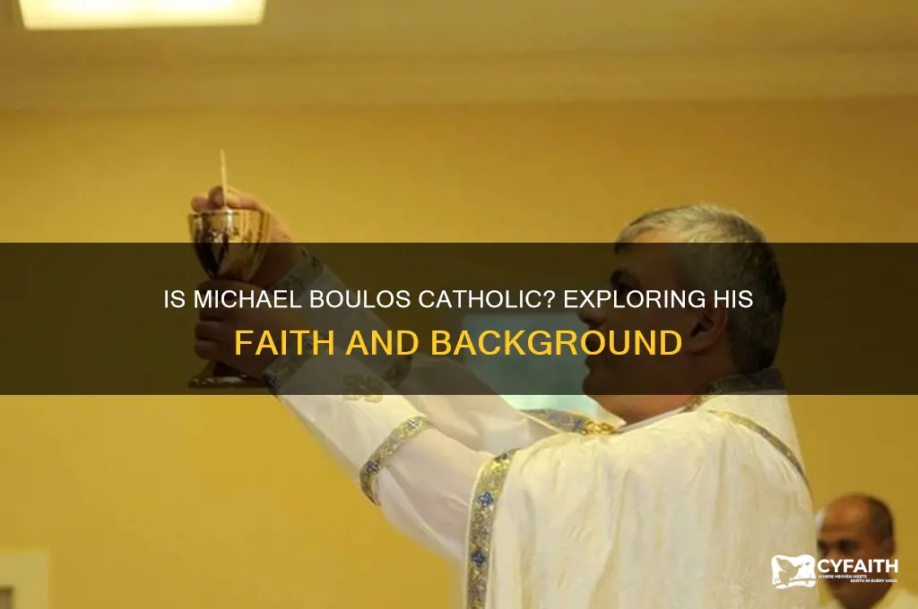 is michael boulos catholic