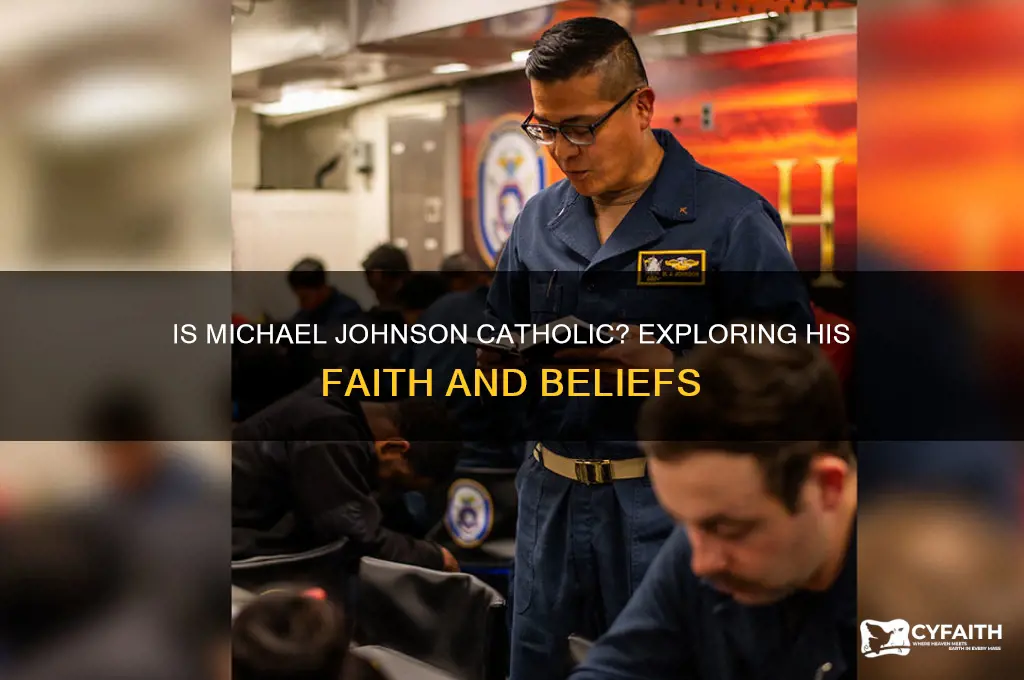 is michael johnson catholic