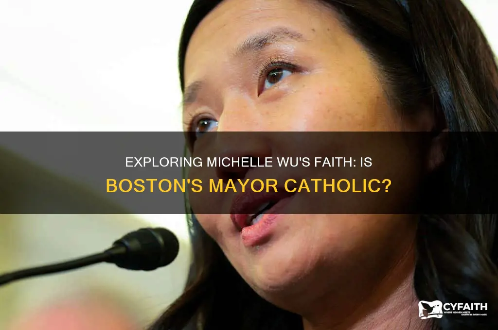 is michelle wu a catholic