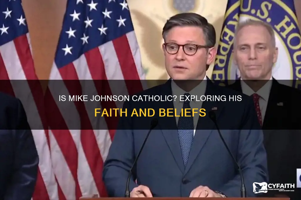 is mike johnson catholic