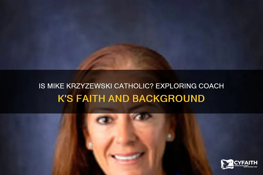 is mike krzyzewski catholic