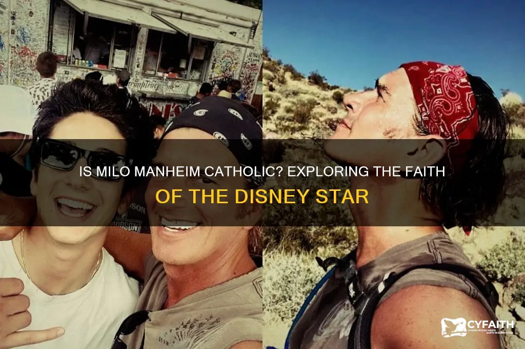 is milo manheim catholic