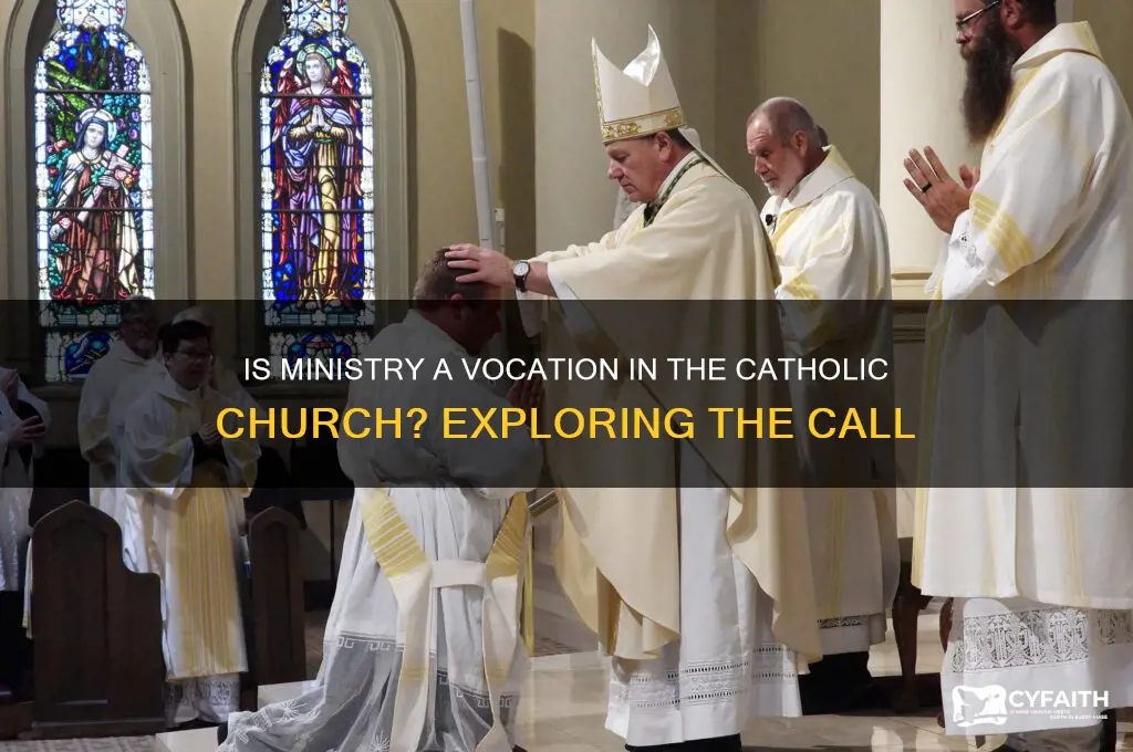 is ministry a vocation catholic