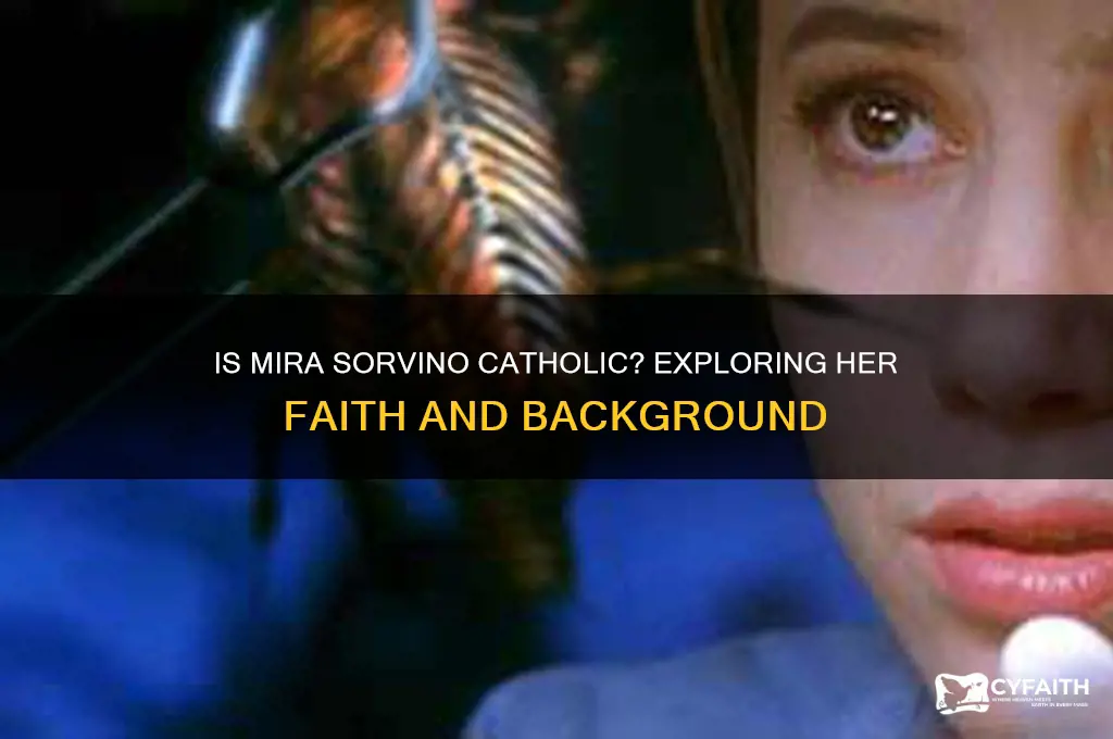 is mira sorvino catholic