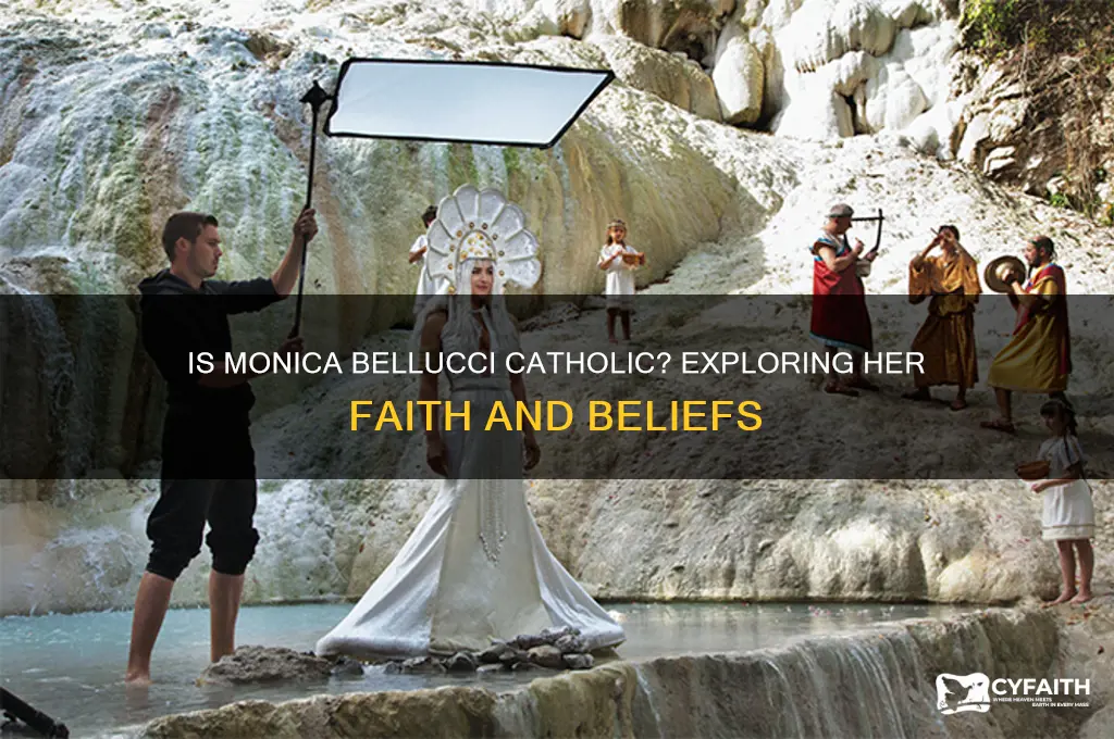 is monica bellucci catholic