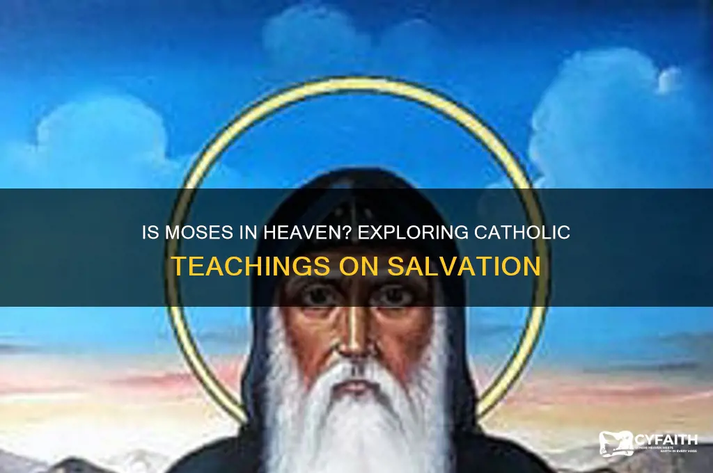 is moses in heaven catholic