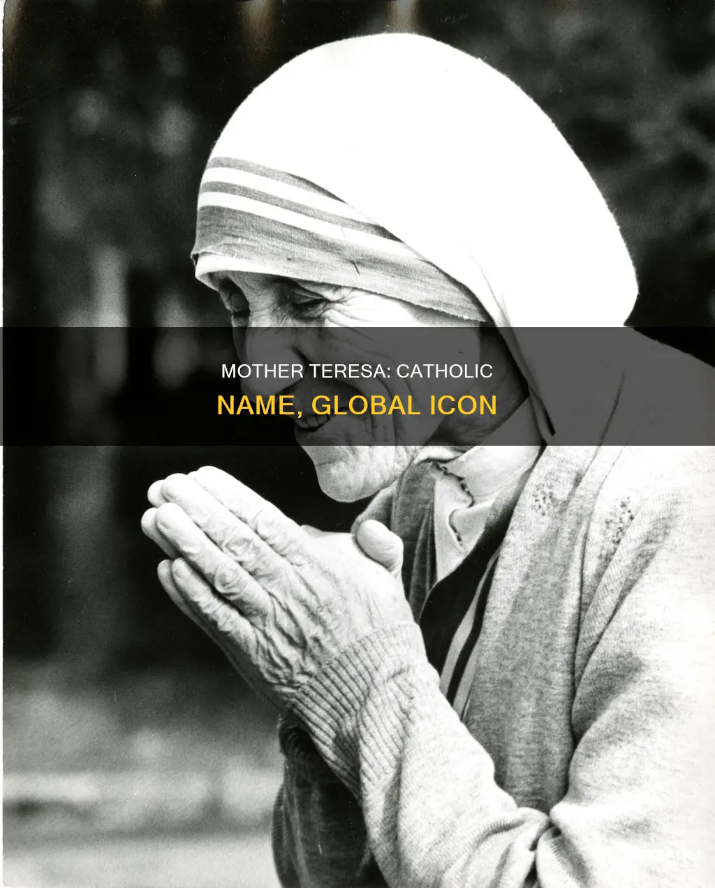is mother teresa a catholic name
