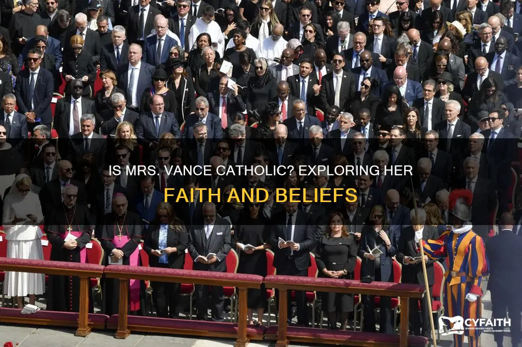 is mrs vance catholic