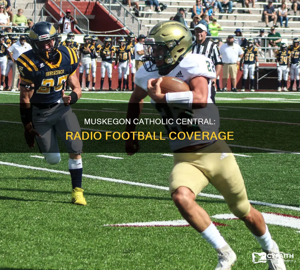 is muskegon catholic football game on radio