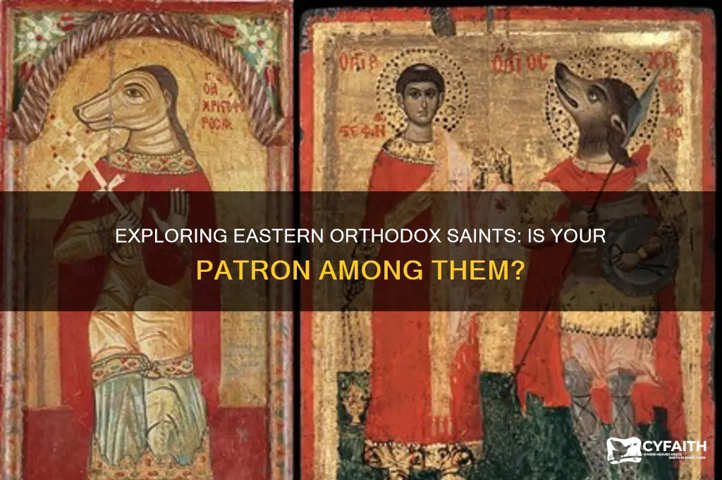 is my patron saint also eastern orthodox