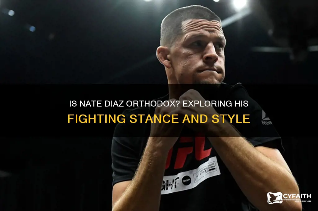 is nate diaz orthodox
