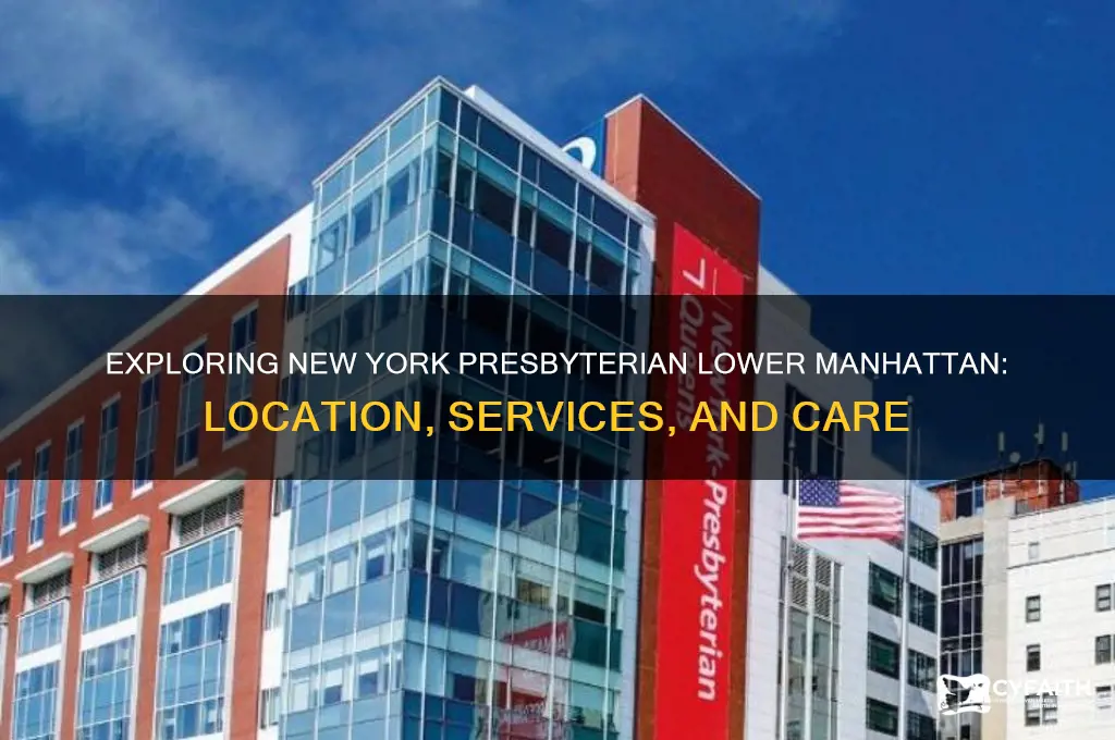 is new york presbyterian lower manhattan
