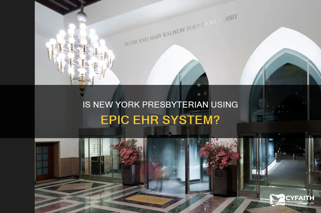 is new york presbyterian on epic
