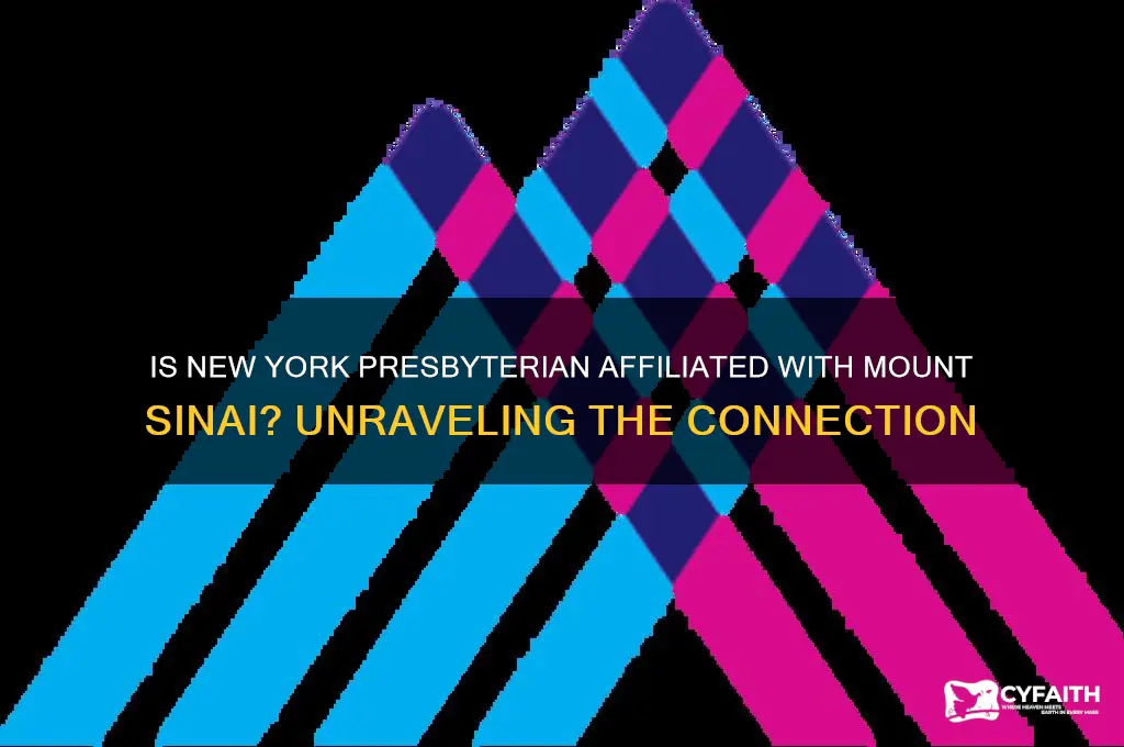 is new york presbyterian part of mount sinai
