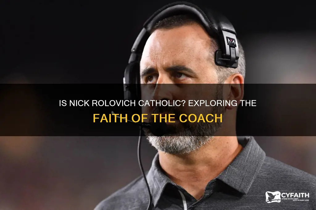 is nick rolovich catholic