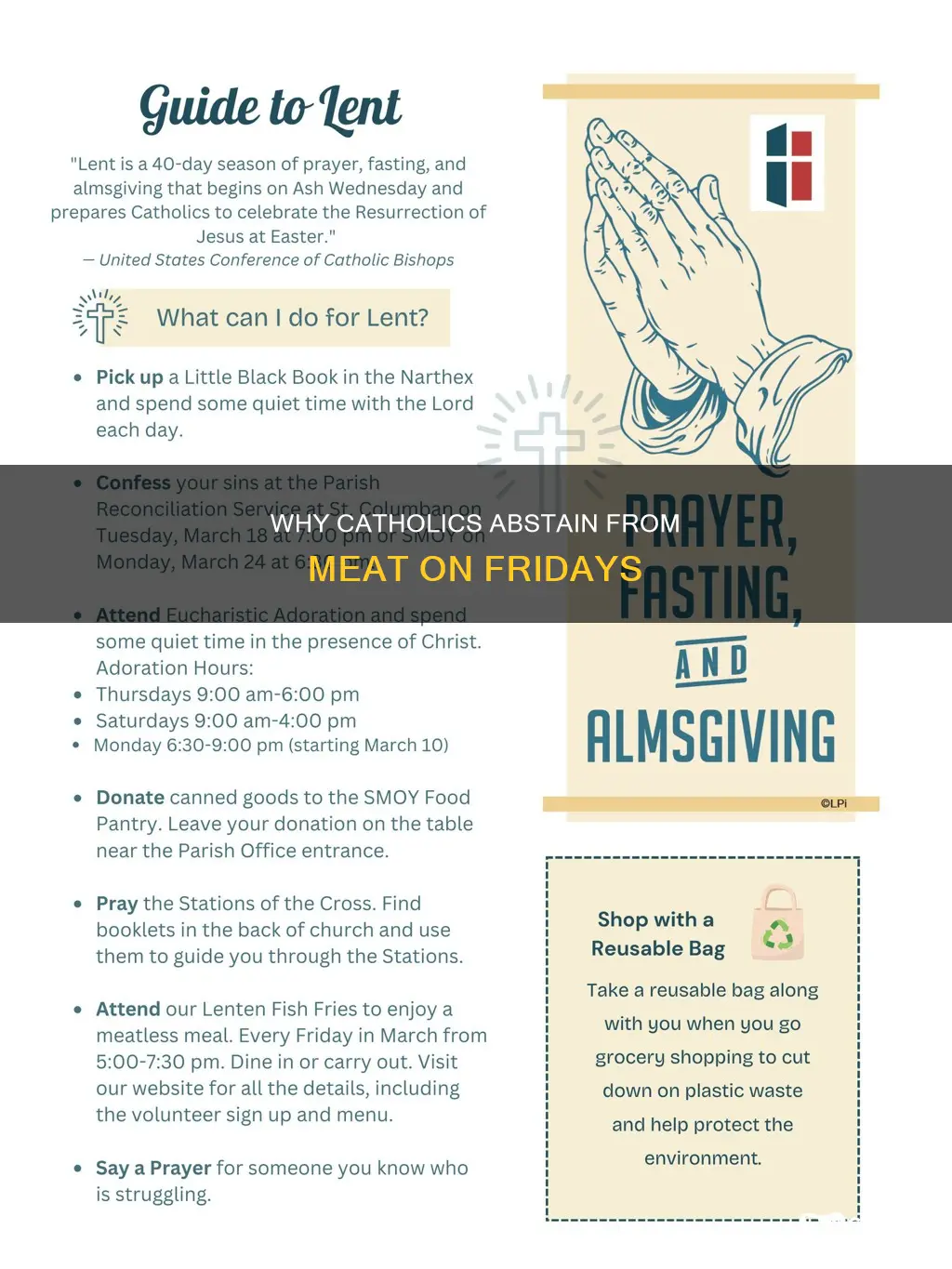 is no meat on fridays a catholic thing