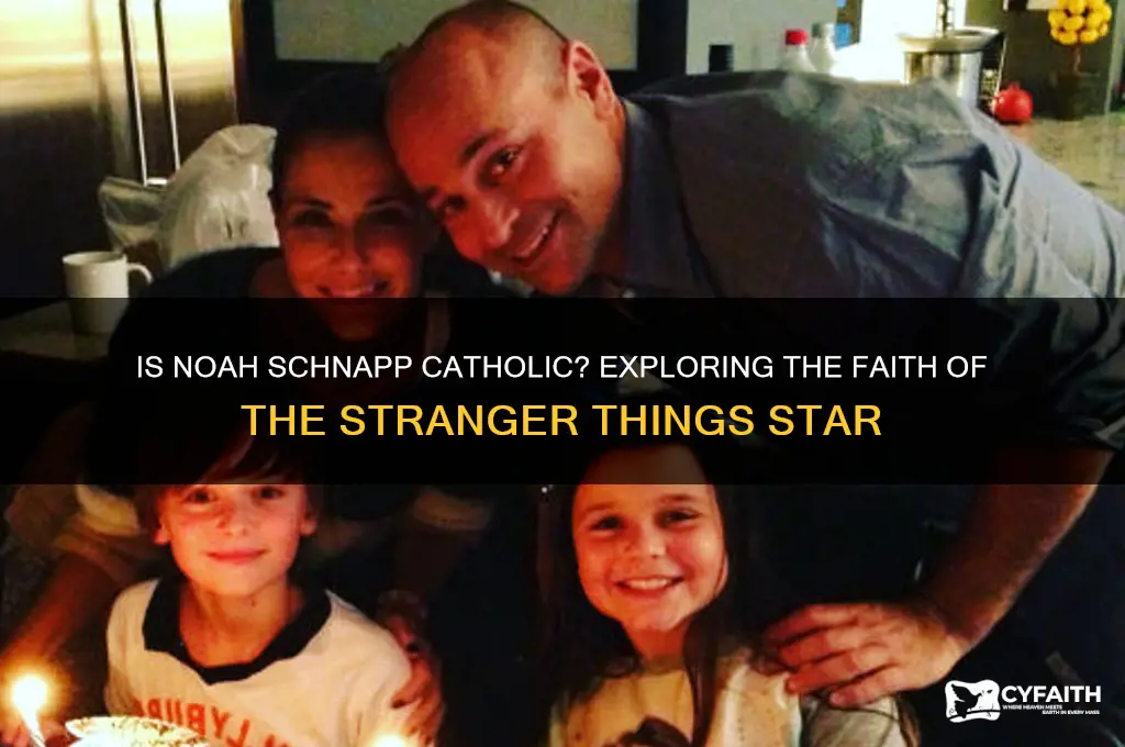 is noah schnapp catholic