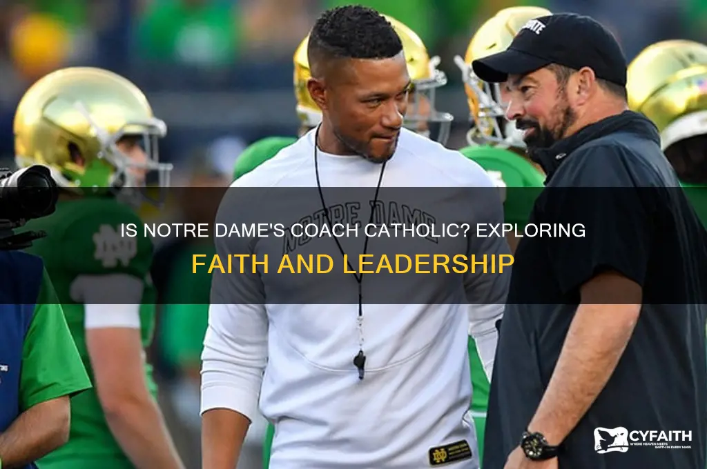 is notre dame coach catholic