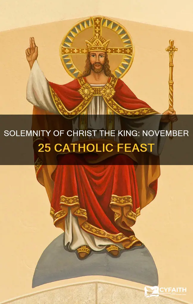 is november 25 a catholic solemnity