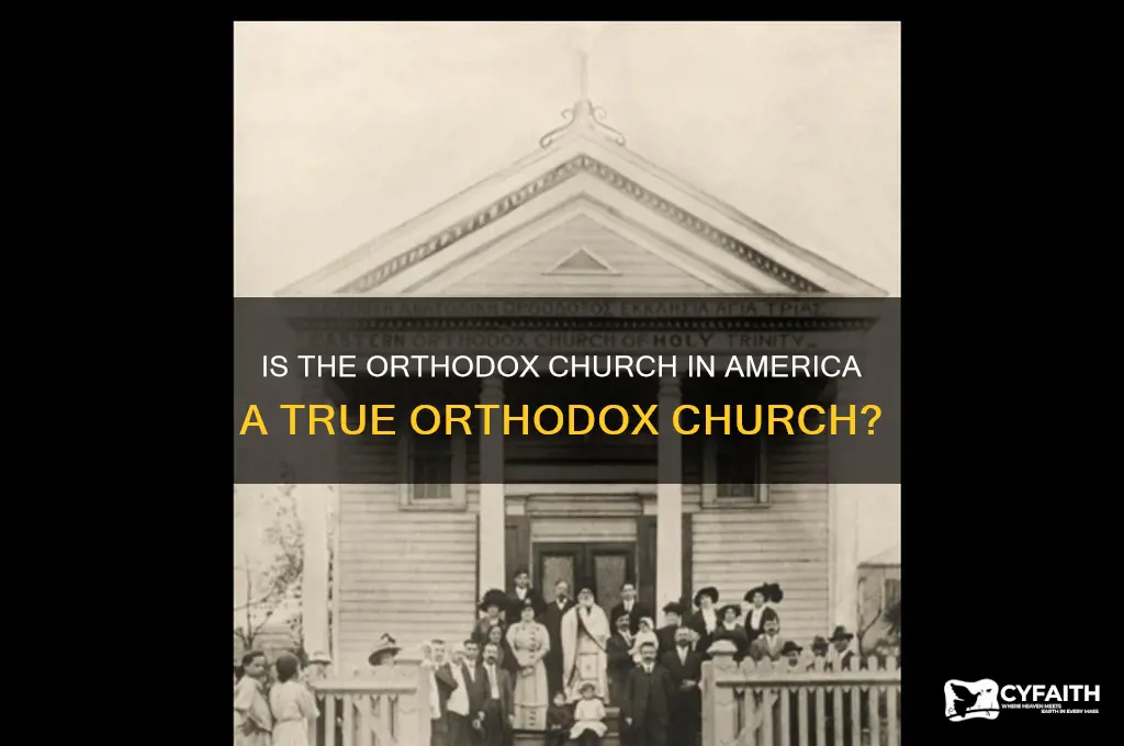 is oca a true orthodox church