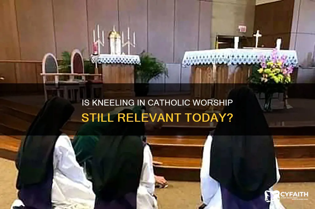 is ok to kneel catholic