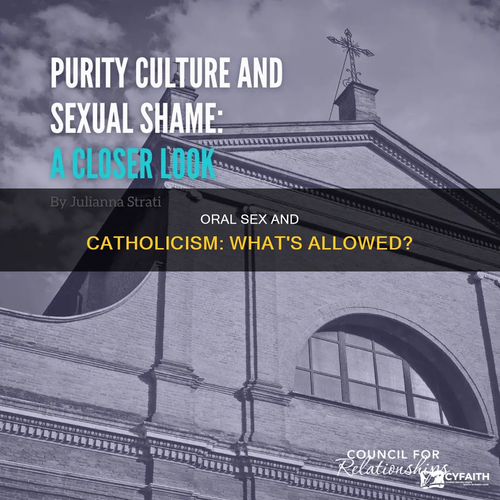 is oral sex ever okay catholic view