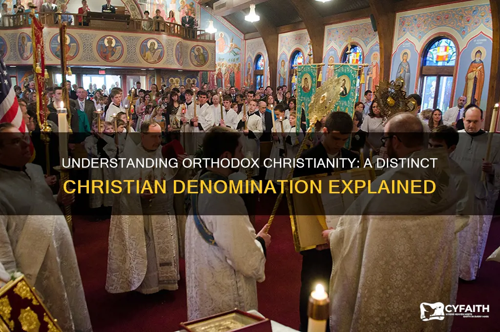 is orthodox a christian denomination