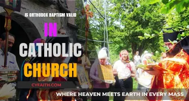 Is Orthodox Baptism Recognized as Valid in the Catholic Church?