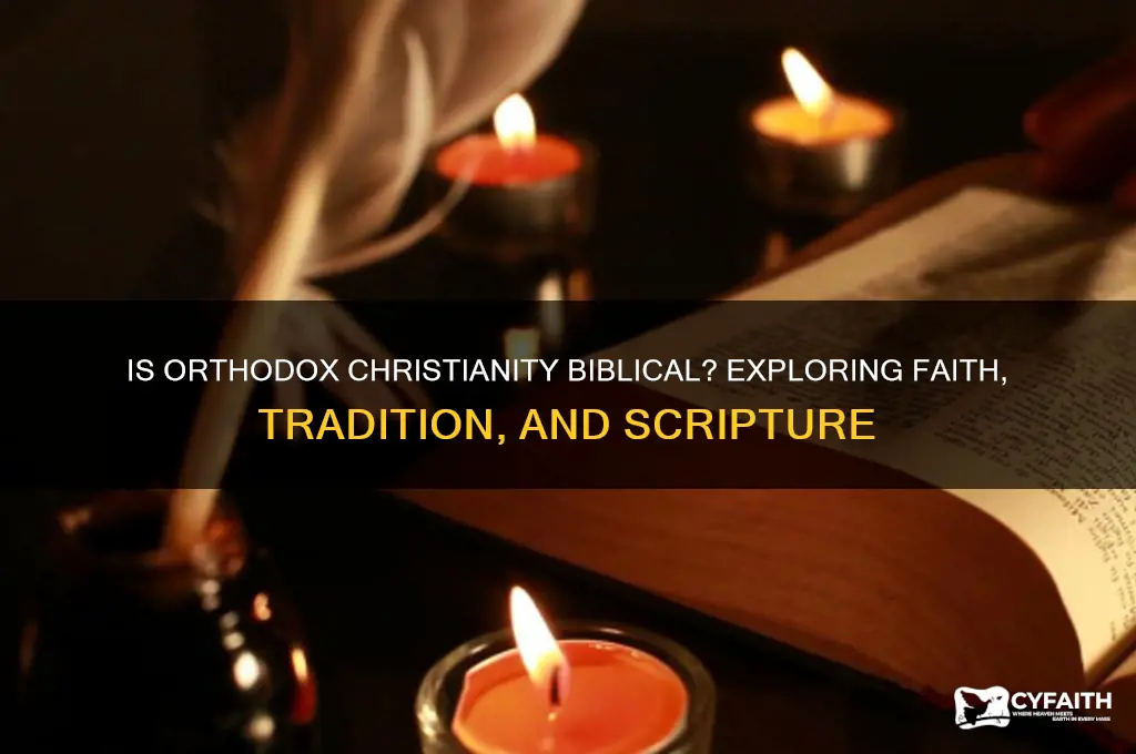 is orthodox christianity biblical