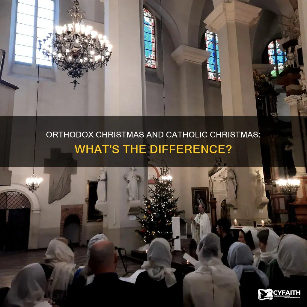 is orthodox christmas the same as catholic