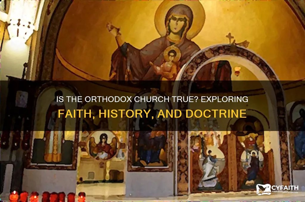 is orthodox church true or false