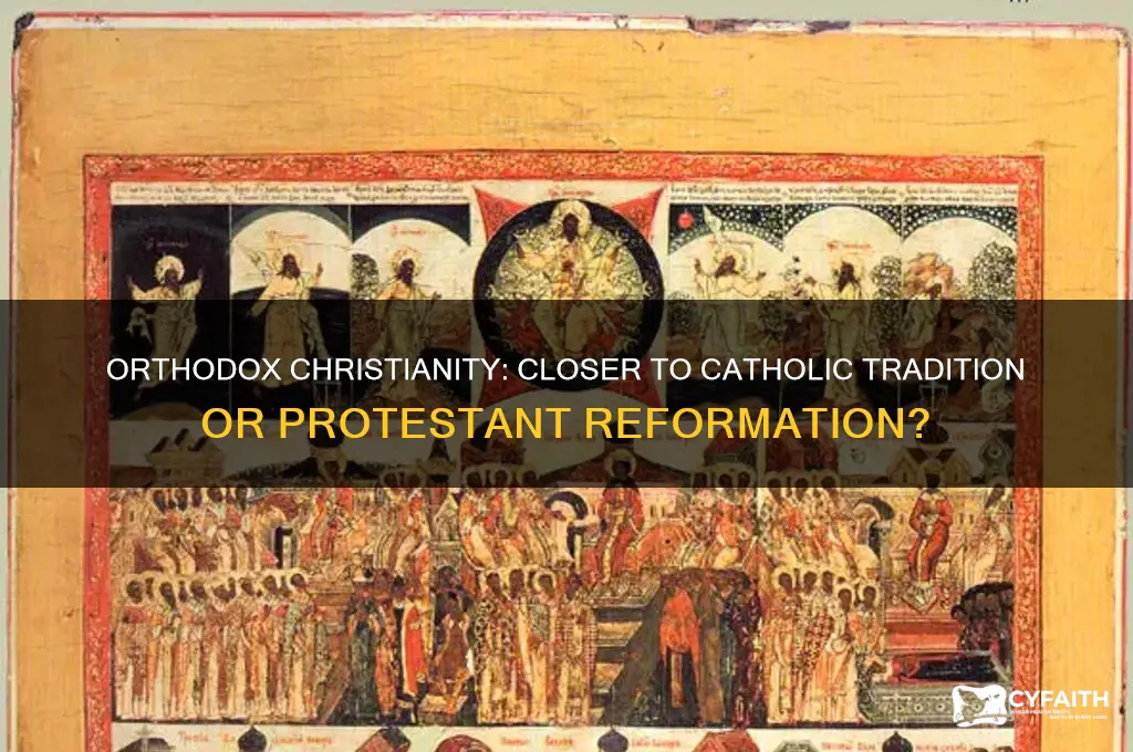 is orthodox closer to catholic or protestant