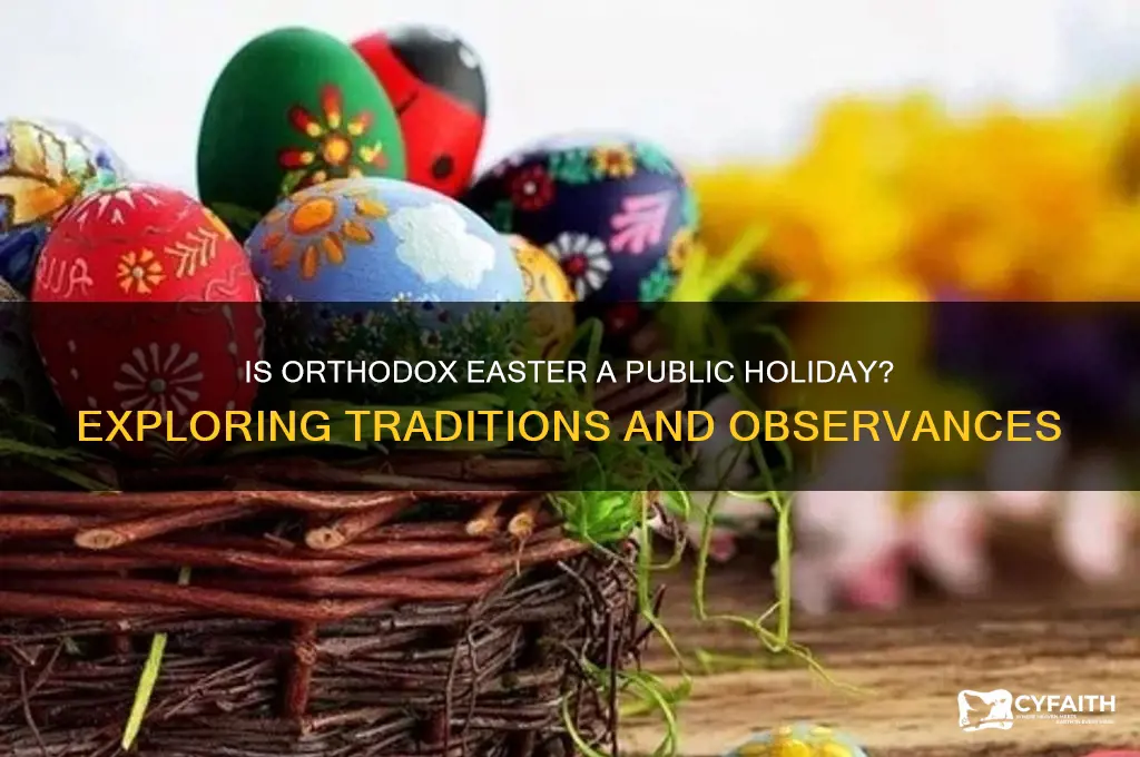 is orthodox easter a holiday