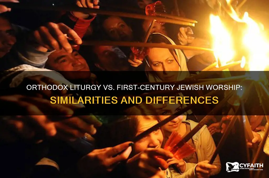 is orthodox liturgy same as jewish first century