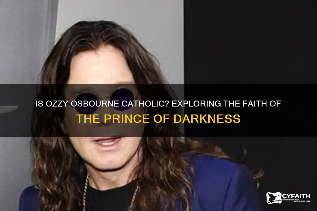 is ozzy catholic