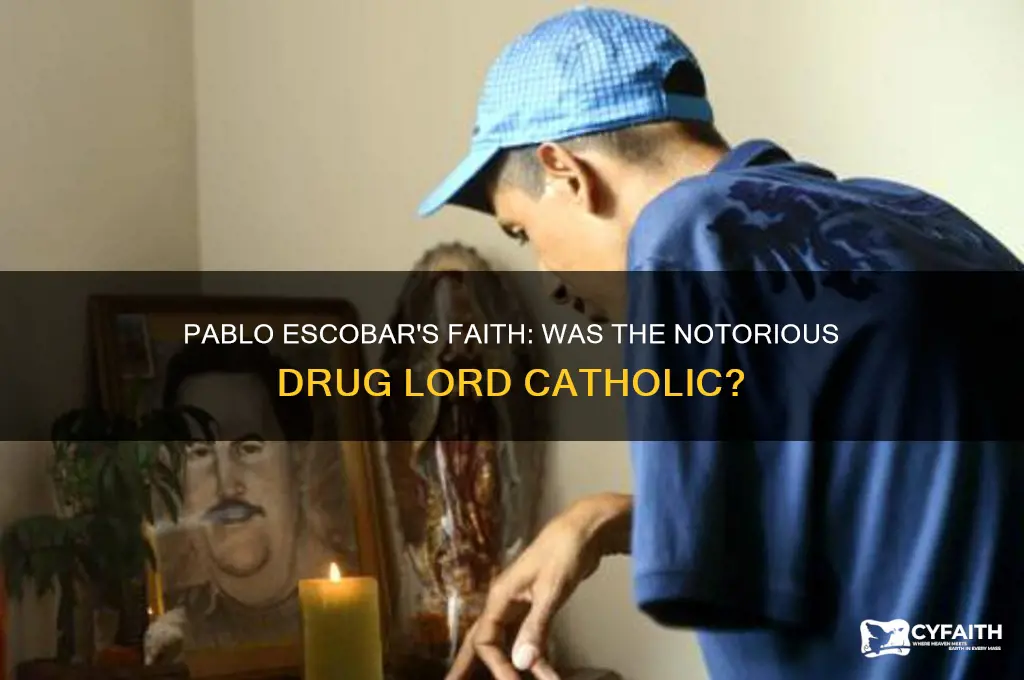 is pablo escobar catholic