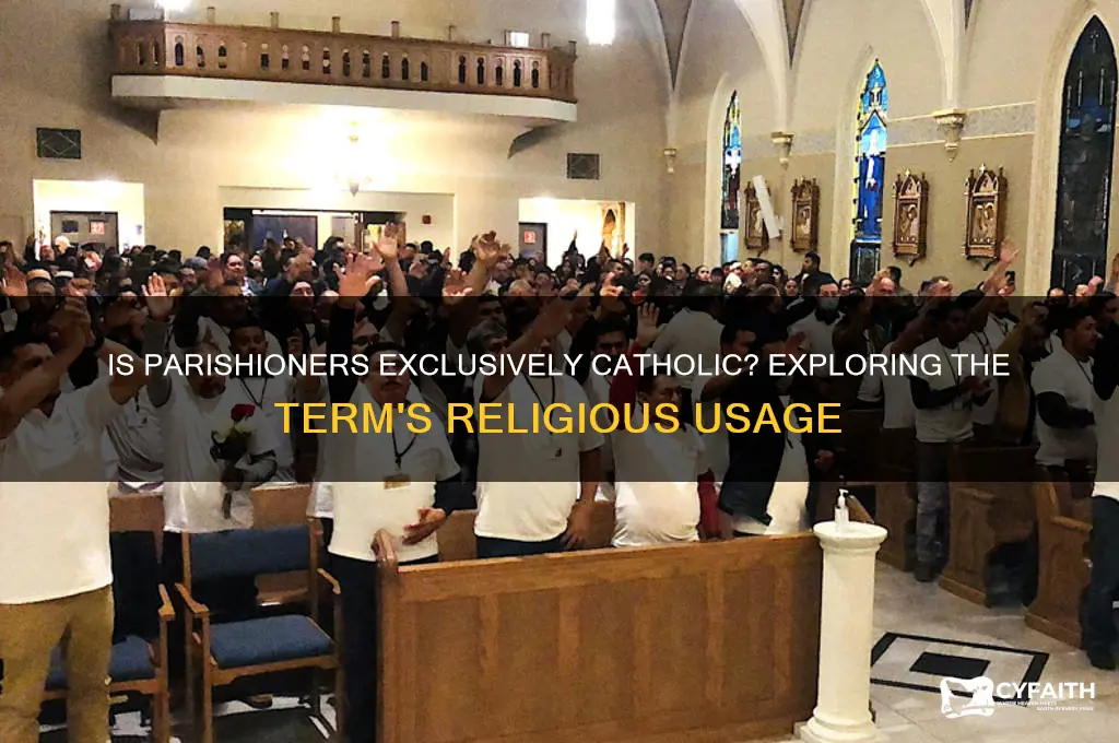 is parishioners a catholic word