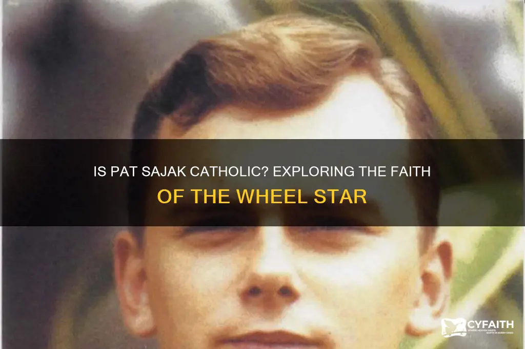 is pat sajak catholic