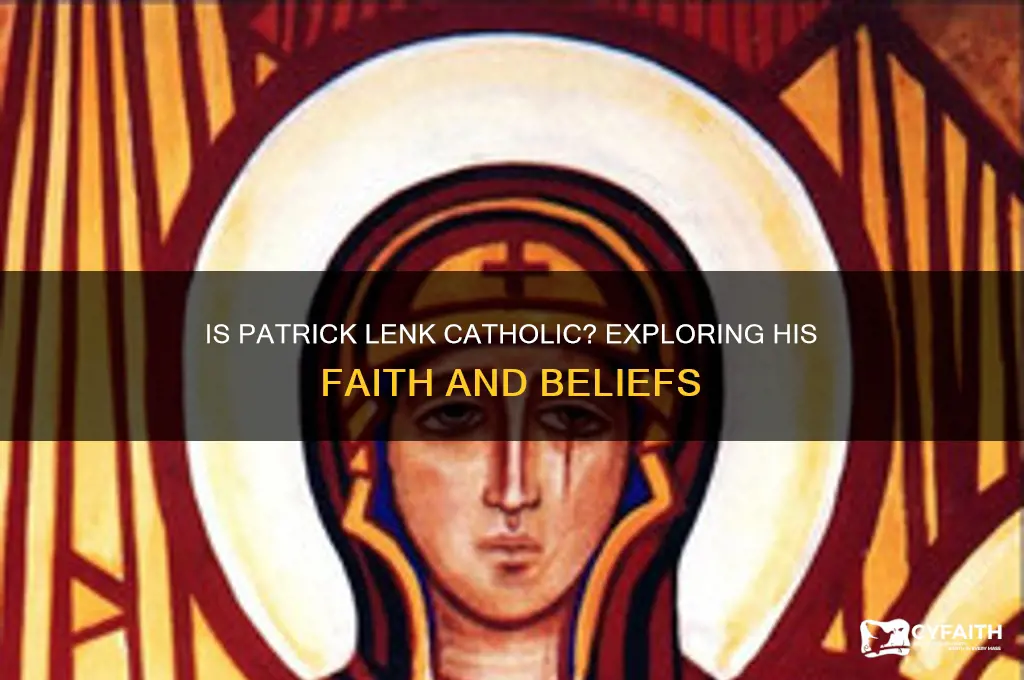 is patrick lenk catholic