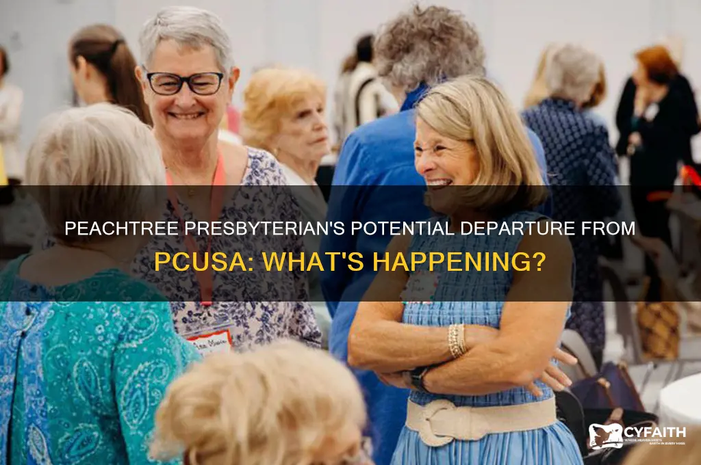 is peachtree presbyterian leaving pcusa