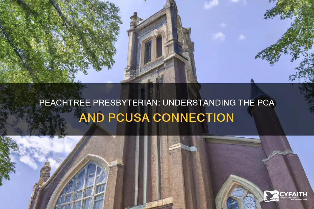 is peachtree presbyterian pca and pcusa