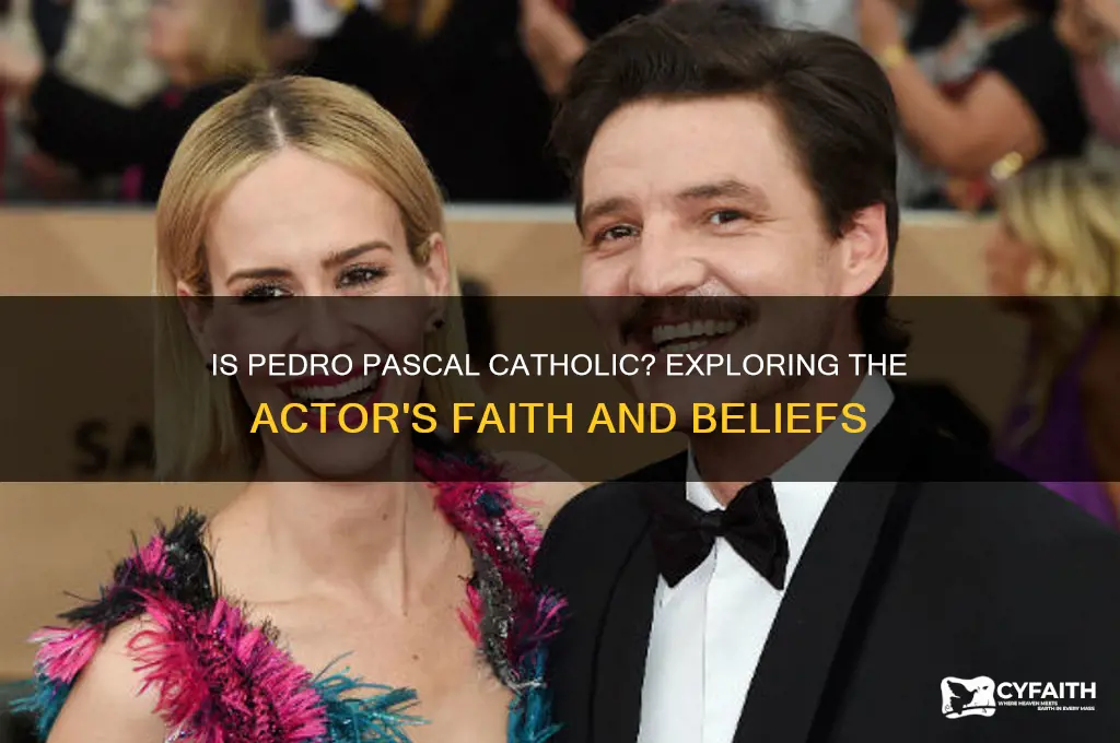 is pedro pascal catholic