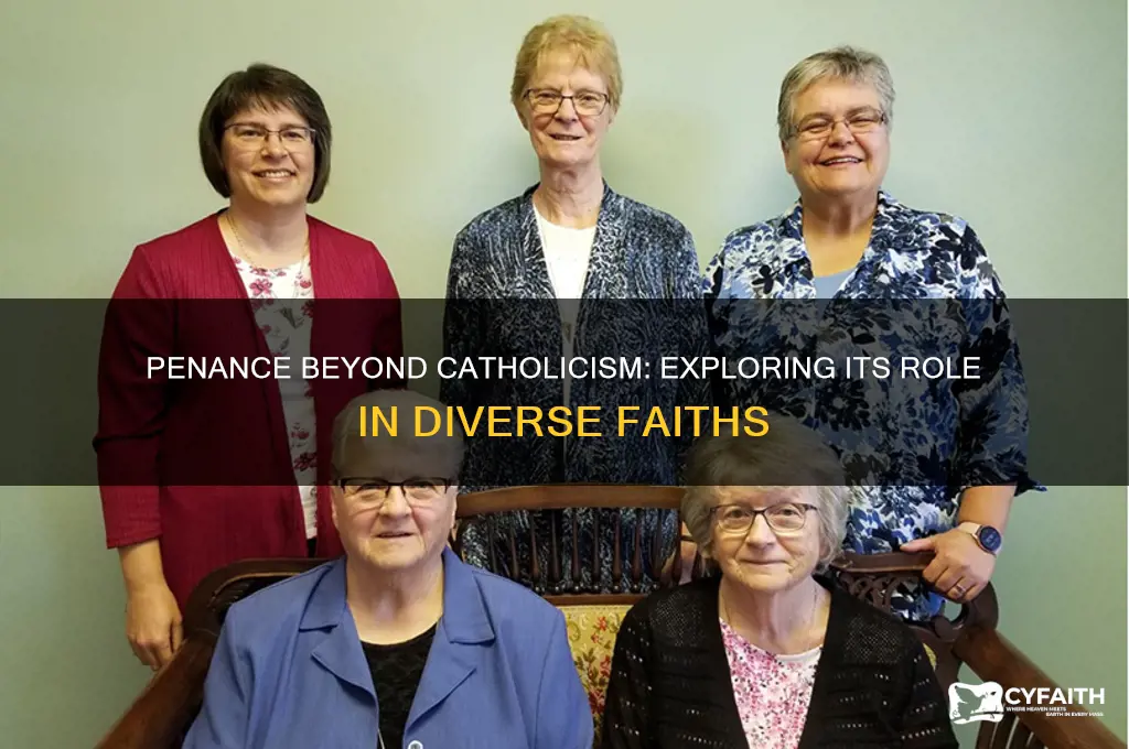 is penance only catholic