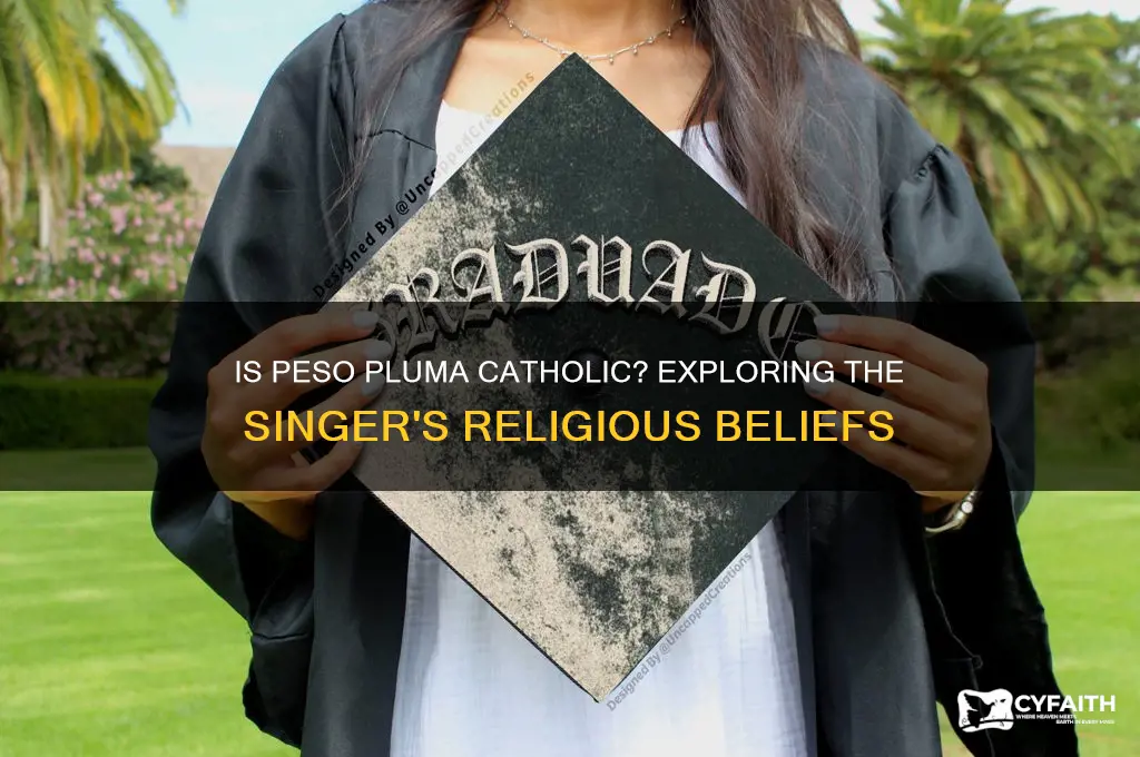 is peso pluma catholic
